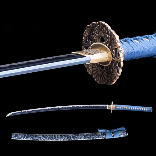JPsowrod Super Sharp Katana Sword Real Weapon 1060/1095 Carbon Steel