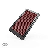 K&N Engine Air Filter: High Performance, Premium, Washable, Replacement Filter: 2005-2015 Honda V6 (Pilot, Odyssey), 33-2309