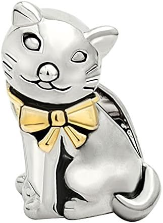 CHARMED LIFE Cute Pet Cat Charm Beads For Charms Bracelets