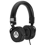 Audiomate A7 Wired Extra Bass Stereo Headphones with In-Line Microphone and Remote (Black)