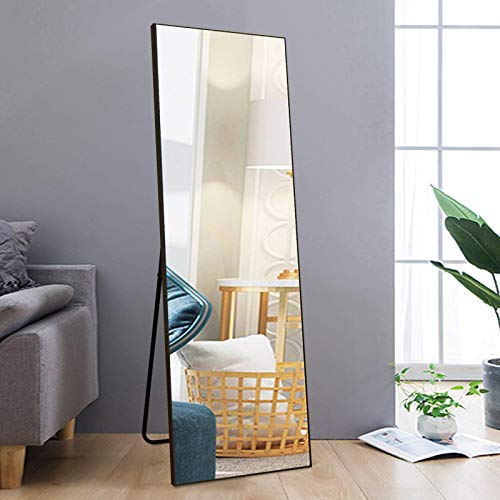 BEAUTYPEAK Full Length Mirror 20" x 60" Standing Hanging or Leaning