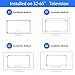 LED TV Backlight, USB Basic Lighting for 32-60in Television, Dimmable RGB Led Strip Lights with 20 Colors and IR Remote Control for Home Theater Decoration and Reduce Eye Strain and Increase Image Cl