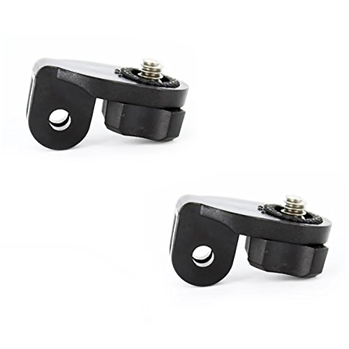 OCTO MOUNT | 2 pc Universal Conversion Adapter Set for Sony Cam, Xiaomi, or GoPro. Has Camera Screw (1/4-Inch 20), Easily Connect Action Camera to GoPro Style Accessories.