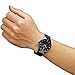 WWOOR Men's Analog Quartz Watch Ultra Thin Dial Date Stainless Steel Mesh Belt Waterproof (Black B)