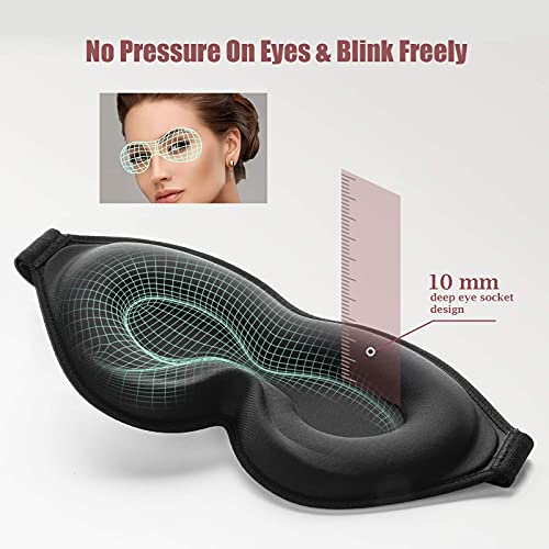 Unimi Sleep Mask, Women Men 2021 Upgraded Adaptive Adjustment Eye Mask