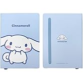 Cute Kitty Melody Friends Daily Weekly Monthly Planner, Diary, 7.3 x 5.2 Inches, Stickers Included, Premium Quality Hard Cover (The 2024-2025 calendar is included at the beginning of the planner, but it is a full-length model with no date, such as weekly or monthly planner, and can be used freely regardless of the year.) (SkyBlue)