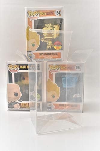 Pop Protector Acid-Free Crystal Clear Case! Fit All Standard 4 Inch Pop Figures (Pack of 10 Cases)