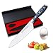 Chef Knife,Ommain Kitchen Knife,8 Inch High Carbon German Stainless Steel Knife with Ergonomic Handle for Chopping,Slicing,Cutting,Gift Custom Version,Cooking Lover & Professional Chopping