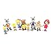 VANVENE Goldie and Bear Figures Toys 9 Pcs Set Action Goldilocks Little Red Riding Hood 5cm - 9cm
