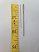 Large Eye Sewing Needles 2.2 inches (5 Pieces) in Storage Tubes and Small Needles 1.6 inches (12 Pieces)