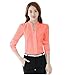 Women V-Neck Long Sleeve Chiffon Shirt Blouse Tops Elegant Solid Casual Shirts Red Large