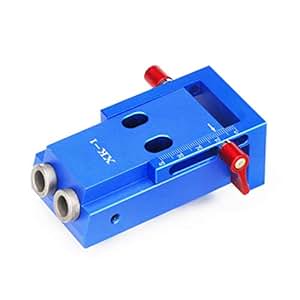 Pocket Hole Jig Kit, Aluminum Alloy Professional 