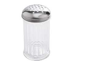 American Metalcraft (SAN312) 12 oz Plastic Cheese Shaker w/Lid