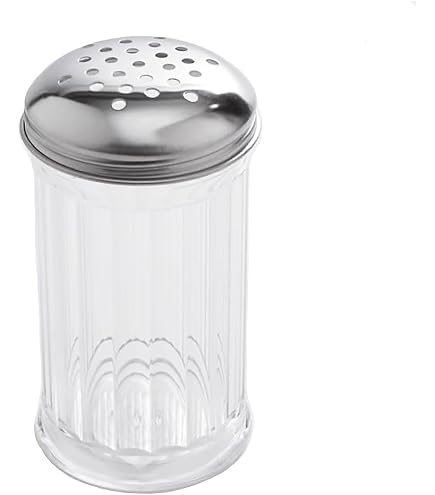 Shaker à Fromage American Metalcraft - Verre 340ml Avec Couvercle Inox