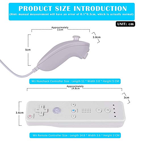 image for Poulep Gesture Controller and Nunchuck Joystick with Silicone Case for