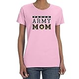 Women's Proud Army Mom Light Pink T-shirt