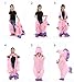 GOPRIME Halloween Kid Unicorn Costume, Inflatable, Child Size, 4-6, Face Out Breathable (Pink)
