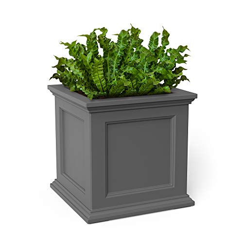 Fairfield Patio Planter 20x20 - Graphite Grey