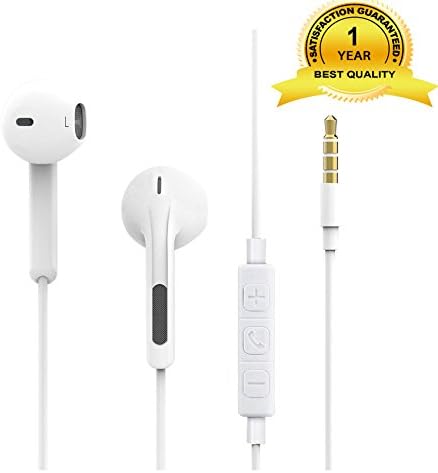 Earbuds, Goltron In-Ear Wired Earphones Built-in Mic Volume Control Noise Isolating for iPhone6S 6 5s 5 4 4s plus Android iPad Samsung Galaxy S8 S7 S6 S5 S4 Note 8 4 3,3.5mm Audio Jack