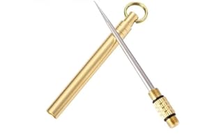 Titanium Alloy Outdoor EDC Toothpick Fruit Fork Camping Tool Toothpick-holder Titanium Toothpick