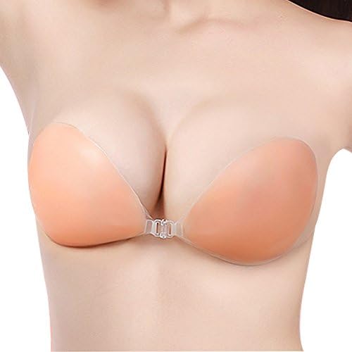 Push-up Bra Reusable Strapless Self Adhesive Silicone Invisible Push-up Bra Sexy Nubra D Size