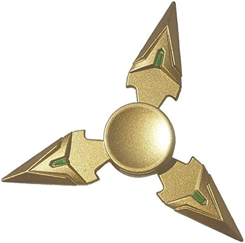 Metal Fidget Spinner Toy For Adults Teens And Children Relieve Stress Reduce Boredom Anxiety Nail Biting Leg Shaking Phone Play (ow-gold)