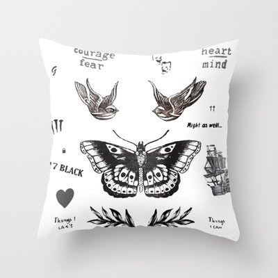 TKennyStore VF:125 butterfly 18 x 18 Inches Pillow Case Cushion Cover