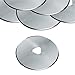 HEADLEY TOOLS 60mm Rotary Cutter Blades 10 Pack Fits Olfa, Fiskars, Replacement Rotary Blade for Arts Crafts Quilting Scrapbooking Sewing, Sharp and Durable
