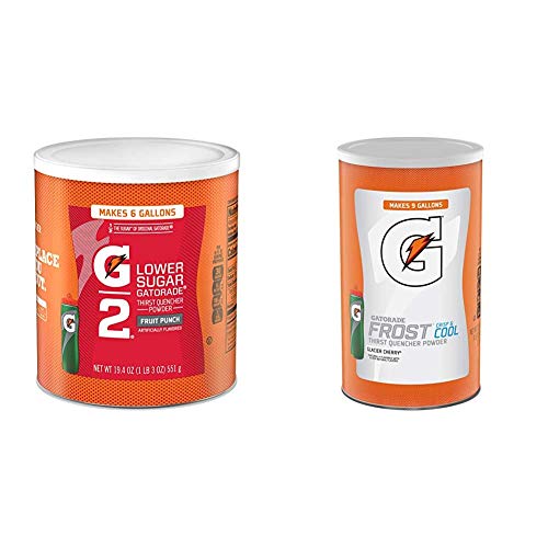 Gatorade Thirst Quencher Powder, G2 Fruit Punch, 19.4 Ounce, Pack Of 3