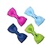 Shemay 20 Pairs Tiny 2 inches Hair Bows Fully Covered Hair Clips for Baby Girls Toddlers Infants