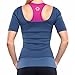 Zaggora Hot Tee - Navy - Weight Loss Thermal T-Shirt for Women
