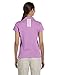 Adidas Women's ClimaLite Tour Jersey Short Sleeve Polo Shirt, VIOLA/WHITE, X-Large