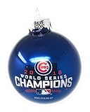Chicago Cubs World Series 2016 Champions MLB Holiday Christmas Shiny Ornament Glass Ball by Boelter Brands