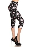 Leggings Depot Capri Printed Leggings Batch4 Regular Size 0-12 First Bloom