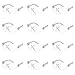TRUST OPTICS 12 Pack Safety Glasses ANSI Z87+ Certified Protective Eyewear Goggles for Men and Women with UV Eye Protection