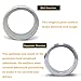 Manicar 5PCS Bisquette Saver for Bradley Smoker Upgrade Version Aluminum Wood Spacer Pucks BBQ (Silver)