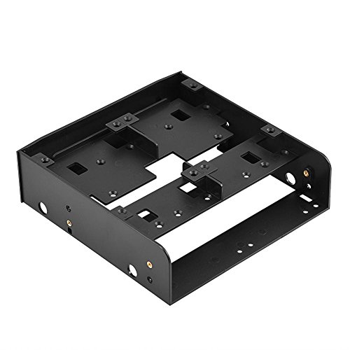 Richer-R 2.5 Hard Drive Bracket, OImaster 2.5"/3.5" HDD/SSD to 5.25" Floppy-Drive Bay Computer Mounting Bracket Supports 7mm - 15mm 2.5inch HDD - Thumbnail 7