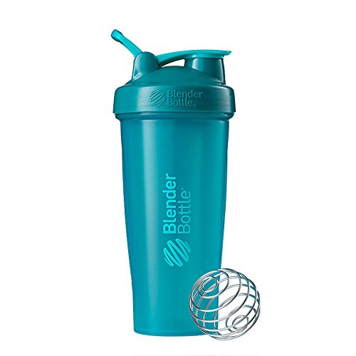 Blender Bottle Classic Loop Top Shaker Bottle, 20-Ounce, Teal/Teal