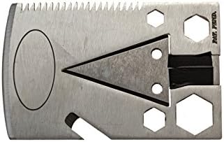 Paramount Essentials Survival Axe Card For Your Wallet Tackle Box or Survival kit The Perfect EDC Tool For Prepper supplies Camping Hiking 19 Outdoor Tools in 1 Made of Durable Stainless Steel (1)