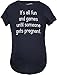 Crazy Dog T-Shirts Maternity Fun and Games Funny Pregnancy Shirts Cute Shirt Cheap Novelty Geek T Shirt