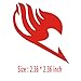 Gracenn Fairy Tail Temporary Tattoo Cosplay Set of 6pcs by Gracenn