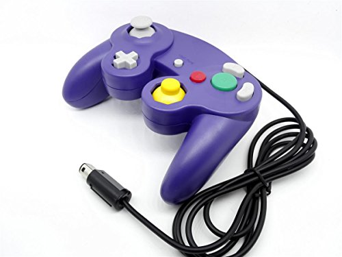 image for Poulep 2 Packs Classic Wired Gamepad Controllers for Wii Game Cube Gam