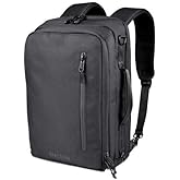 Kenneth Cole REACTION Parker 16" Polyester Tech Covertible Backpack/Briefcase, Black