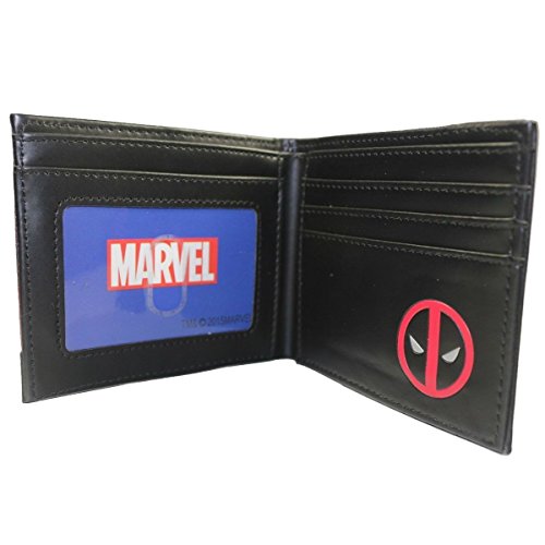 Marvel Comics Dead-Pool Leather Bi-fold Men's/Boys Wallet with Gift Box - Image 4