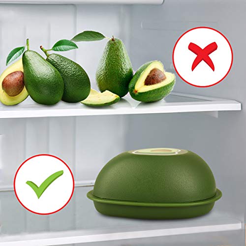 ZTFORUS Onion Keeper Set, Fridge Food Saver to Contain Avocado Onion