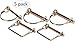 Katzco Pin Assortment Set – for Safety Power Take Off Assemblies, Automotive, Farm, Trailers, Wagons, Hitches, Couplers, Towing, Lawn, and Garden, PTO