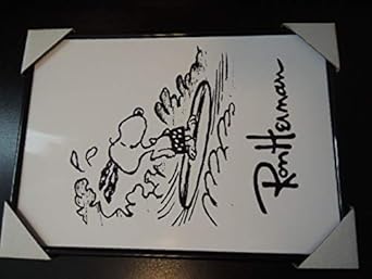 額縁 ポスター Ron Herman スヌーピー 波 サーフィン Hawaii ロンハーマン アニメ 萌えグッズ 通販 Amazon