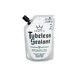 Peaty’s Tubeless Sealant – Bike Tyre Liquid Sealant (120ml Trail Pouch)