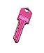 Langxun 2 Pack Keychain Folding Pocket Knife/Self Defense Keychain Knife - Ideal Birthday Gifts, Thanksgiving gifts and Christmas Gifts, New Year's Gifts (Pink)