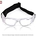 ROCKNIGHT Kids Safety Glasses Basketball Goggles Sports Prescription Glasses for Volleyball Football Soccer 0855 Transparent